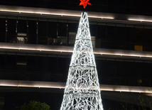 Baku preparing for New Year. Azerbaijan, Dec.16, 2015 